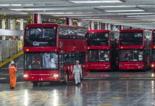 Cina: bus elettrici BYD partono da Yantai verso Londra (1)