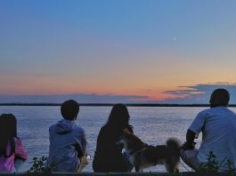 Cina: Luna e Venere visibili nel cielo dello Heilongjiang (1)