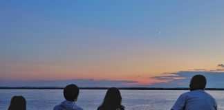 Cina: Luna e Venere visibili nel cielo dello Heilongjiang (1)