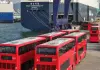 Cina: bus elettrici BYD partono da Yantai verso Londra (2)
