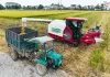 Cina: Hunan, macchinari senza conducente utilizzati per raccolta e semina (3)
