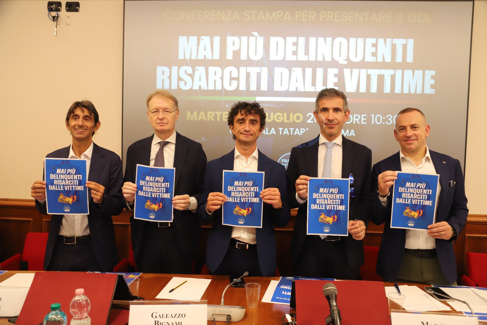 Sicurezza, Fratelli d’Italia presenta il ddl “Mai più delinquenti risarciti dalle vittime”