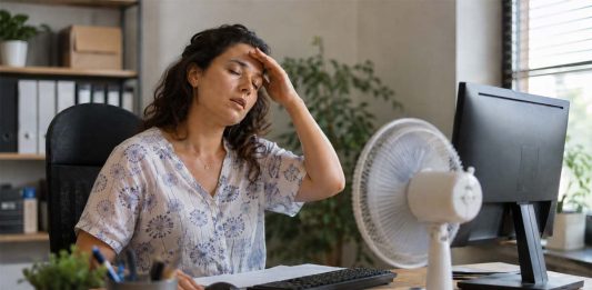 Strategie anticaldo: cosa dice la scienza donna accaldata ventilatore