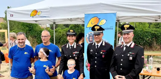 Rimini, rappresentanza dei Carabinieri all’avvio del progetto sociale “Lavor-Io Lab” dell’Associazione Crescere Insieme