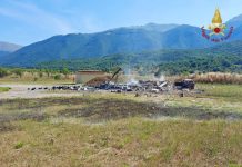 Esplosione e crollo di una fabbrica di fuochi d’artificio nel Reatino, due le vittime