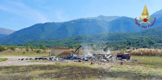 Esplosione e crollo di una fabbrica di fuochi d’artificio nel Reatino, due le vittime