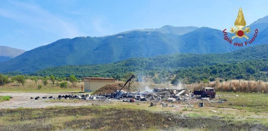 Esplosione e crollo di una fabbrica di fuochi d’artificio nel Reatino, due le vittime