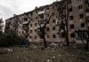 Missili russi su Kiev, colpito quartiere residenziale