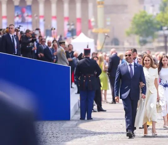 Malta PM attends Bastille Day Parade in Paris