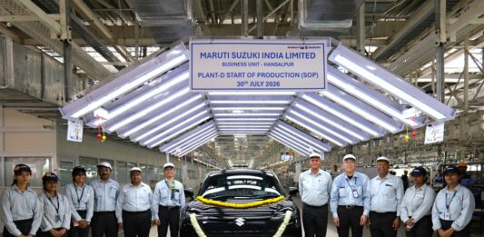 Maruti Suzuki a Hansalpur raggiunge la produzione di 1 milione di unità all’anno