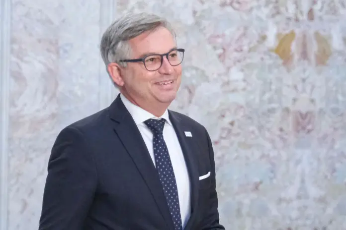 Napoli, Conferenza stampa dei ministri dell'Interno dei paesi Med 5