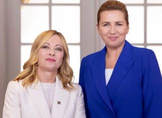 Meloni e la premier danese Frederiksen: “No a un’immigrazione incontrollata verso l’Europa”