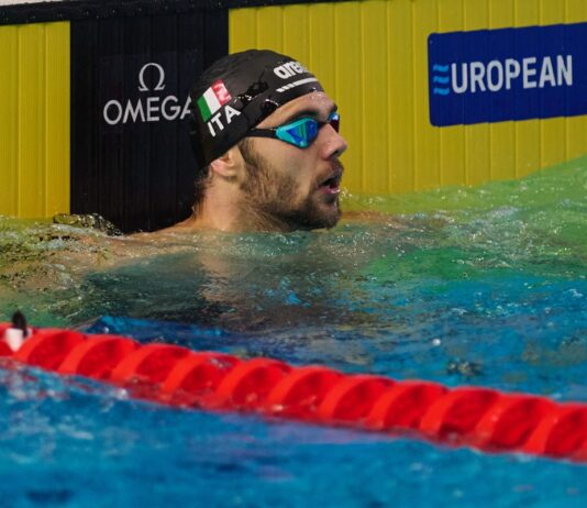 Ceccon bronzo nei 200 dorso agli Europei di Parigi