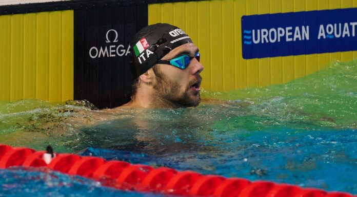 Ceccon bronzo nei 200 dorso agli Europei di Parigi