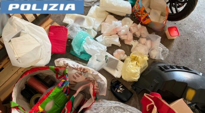 Scoperto deposito con 3,5 Kg di cocaina, arrestato 59enne catanese