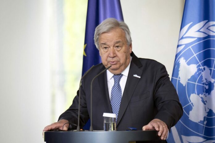 Berlino, il cancelliere Friedrich Merz riceve il Segretario Generale delle Nazioni Unite Antonio Guterres