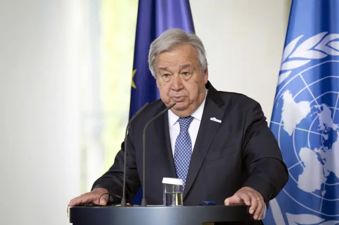 Berlino, il cancelliere Friedrich Merz riceve il Segretario Generale delle Nazioni Unite Antonio Guterres