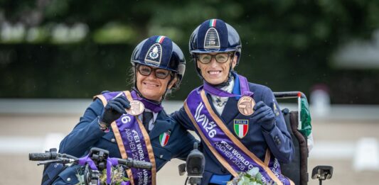 Paradressage, Morganti e Salvadè doppio bronzo in apertura ai Mondiali di Aachen