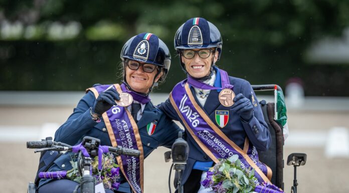 Paradressage, Morganti e Salvadè doppio bronzo in apertura ai Mondiali di Aachen