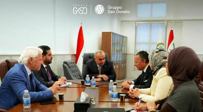 Ghribi a Baghdad per rafforzare gli investimenti italiani nel settore sanitario