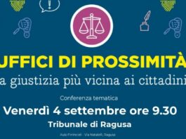 Uffici di Prossimità, parte da Ragusa il ciclo di incontri nei tribunali siciliani