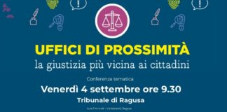 Uffici di Prossimità, parte da Ragusa il ciclo di incontri nei tribunali siciliani