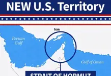 Iran, Trump pubblica mappa dove Hormuz è “nuovo territorio Usa”. Teheran replica: “Presto correggeremo le illusioni”