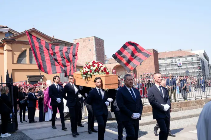 Milano, Funerali Franco Baresi nella Basilica di Sant’Ambrogio