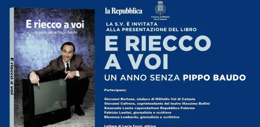 Pippo Baudo, in un volume l’omaggio di Repubblica Palermo a un anno dalla scomparsa