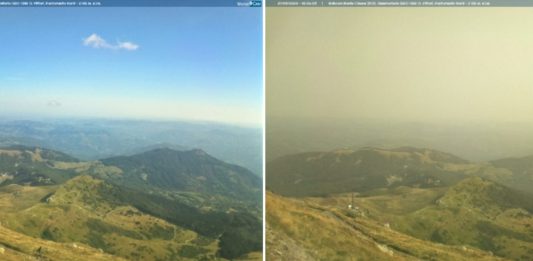 Intrusione di polvere desertica dal Sahara osservata dal CNR a Monte Cimone nell’Appennino modenese