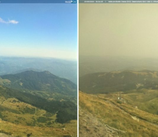 Intrusione di polvere desertica dal Sahara osservata dal CNR a Monte Cimone nell’Appennino modenese