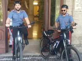 Carabinieri in bici e motorino elettrico pattuglieranno l’area del Policlinico Umberto I di Roma
