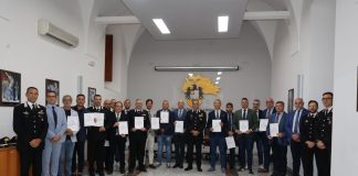 Comando Provinciale dei Carabinieri di Palermo, consegna degli encomi per le operazioni antimafia e saluto all’ANC