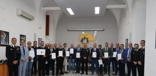 Comando Provinciale dei Carabinieri di Palermo, consegna degli encomi per le operazioni antimafia e saluto all’ANC