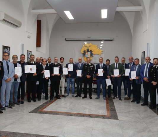 Comando Provinciale dei Carabinieri di Palermo, consegna degli encomi per le operazioni antimafia e saluto all’ANC