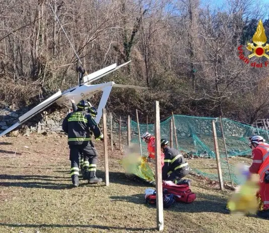 Ultraleggero precipita nel Verbano-Cusio-Ossola, 2 morti