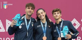 Giochi del Mediterraneo di Taranto 2026, tris di medaglie per il fioretto azzurro: Davide Filippi è d’argento, bronzo per Giulio Lombardi e Irene Bertini
