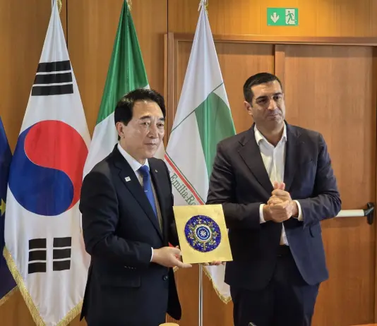 De Pascale incontra il governatore della Provincia sudcoreana di Chungcheongnam-do