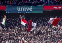 Feyenoord fans throw flares, five Cambuur fans injured