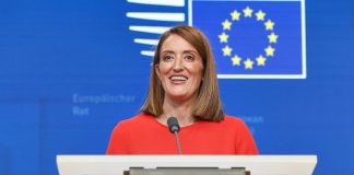 Metsola “L’Europa non sarà una semplice spettatrice nella corsa globale all’intelligenza artificiale”