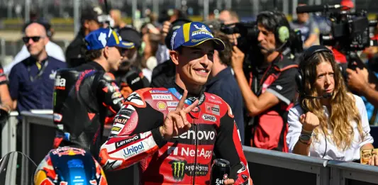 MotoGP, Marc Marquez vince il GP di Aragon davanti ad Acosta e Bezzecchi