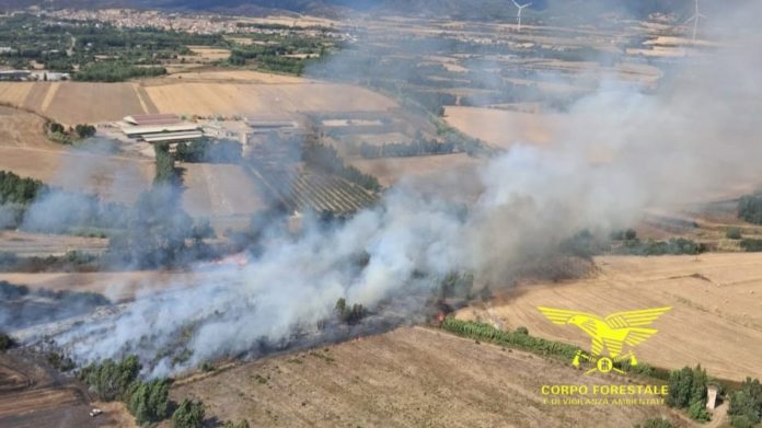 Incendio Bultei