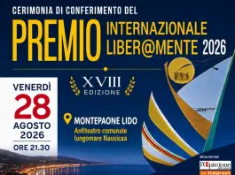 Venerdì 28 agosto a Montepaone Lido la XVIII edizione del Premio Internazionale Liber@mente