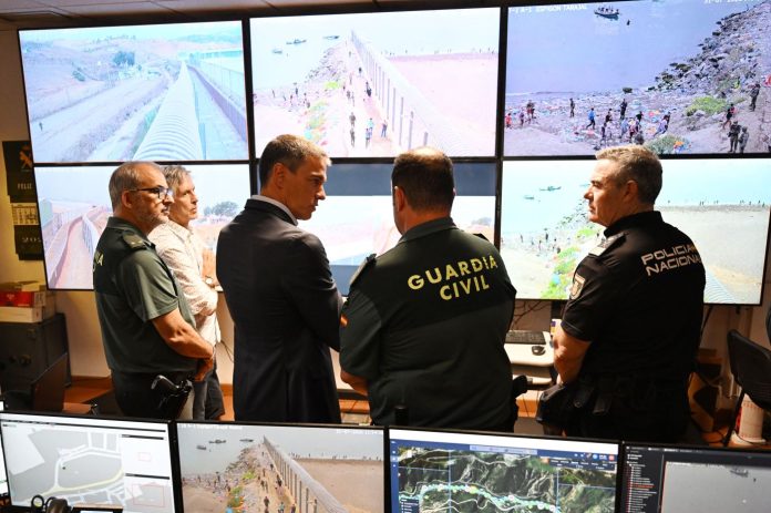 Spagna , il primo ministro Sanchez sulla crisi migratoria di Ceuta