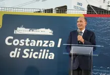 Inaugurato il traghetto Costanza I di Sicilia, Schifani “Rispettati gli impegni” / Video