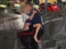 Salvati tre bambini tedeschi bloccati nel fiume Passirio, Meloni “Da uomini in divisa coraggio e senso del dovere” / Video