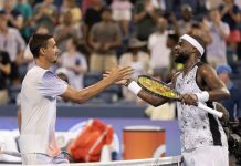 Masters 1000 Cincinnati, Sonego battuto da Tiafoe. Avanti Musetti