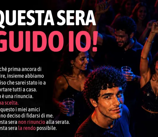 Al via la campagna nazionale “Questa sera guido io” per promuovere una cultura della guida responsabile tra i giovani