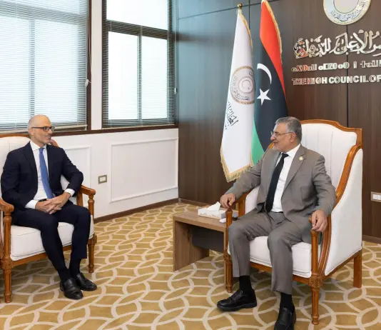 Libya, Senate President Takala receives EU Ambassador Orlando
