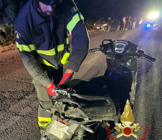 Scontro tra una moto e un cinghiale, due feriti in Gallura nella notte
